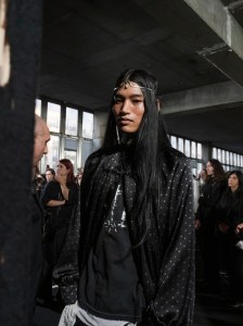 Backstage at Ann Demeulemeester Spring 2025 Collection at Paris Fashion Week