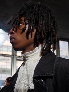 Backstage at Ann Demeulemeester Spring 2025 Collection at Paris Fashion Week