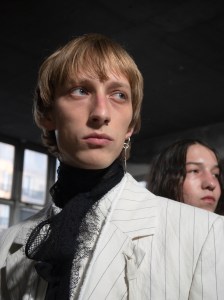 Backstage at Ann Demeulemeester Spring 2025 Collection at Paris Fashion Week