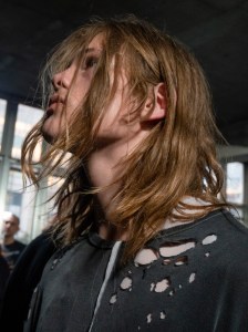 Backstage at Ann Demeulemeester Spring 2025 Collection at Paris Fashion Week
