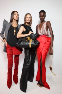 Backstage at Balmain Spring 2025 Ready-to-Wear Collection at Paris Fashion Week