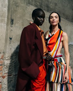 Backstage at Bottega Veneta Spring 2025 Ready-To-Wear Collection at Milan Fashion Week