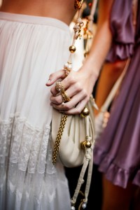 Backstage at Chloé Spring 2025 Ready-to-Wear Collection at Paris Fashion Week