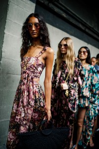 Backstage at Chloé Spring 2025 Ready-to-Wear Collection at Paris Fashion Week