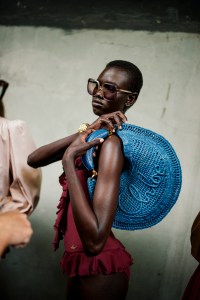 Backstage at Chloé Spring 2025 Ready-to-Wear Collection at Paris Fashion Week