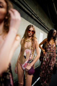 Backstage at Chloé Spring 2025 Ready-to-Wear Collection at Paris Fashion Week