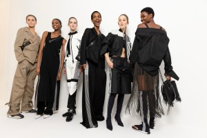 Backstage at Dior Spring 2025 Ready-to-Wear Collection at Paris Fashion Week