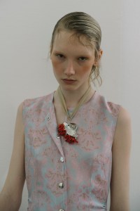 Backstage at Dries Van Noten Spring 2025 Ready-to-Wear Collection at Paris Fashion Week