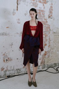 Backstage at Dries Van Noten Spring 2025 Ready-to-Wear Collection at Paris Fashion Week