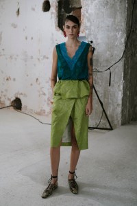 Backstage at Dries Van Noten Spring 2025 Ready-to-Wear Collection at Paris Fashion Week