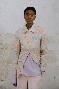 Backstage at Dries Van Noten Spring 2025 Ready-to-Wear Collection at Paris Fashion Week