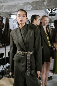 Backstage at Dries Van Noten Spring 2025 Ready-to-Wear Collection at Paris Fashion Week