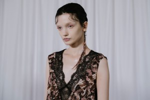 Backstage at Dries Van Noten Spring 2025 Ready-to-Wear Collection at Paris Fashion Week