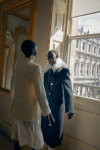 Backstage at S.S. Daley Spring 2025 Ready-To-Wear Collection at London Fashion Week
