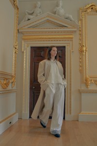 Backstage at S.S. Daley Spring 2025 Ready-To-Wear Collection at London Fashion Week