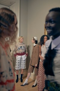 Backstage at S.S. Daley Spring 2025 Ready-To-Wear Collection at London Fashion Week