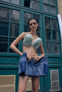 Backstage at Duran Lantink Spring 2025 Ready-to-Wear Collection at Paris Fashion Week
