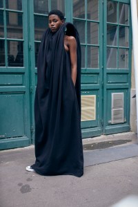 Backstage at Duran Lantink Spring 2025 Ready-to-Wear Collection at Paris Fashion Week