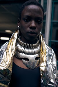 Backstage at Duran Lantink Spring 2025 Ready-to-Wear Collection at Paris Fashion Week