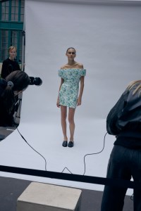 Backstage at Duran Lantink Spring 2025 Ready-to-Wear Collection at Paris Fashion Week