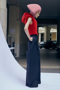 Backstage at Duran Lantink Spring 2025 Ready-to-Wear Collection at Paris Fashion Week