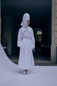 Backstage at Duran Lantink Spring 2025 Ready-to-Wear Collection at Paris Fashion Week