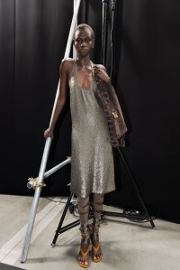 Backstage at Ferragamo Spring 2025 Ready-To-Wear Collection at Milan Fashion Week