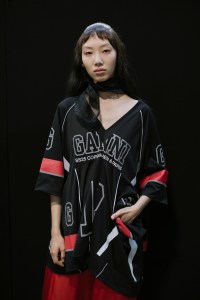 Backstage at Ganni Spring 2025 Ready-to-Wear Collection at Paris Fashion Week