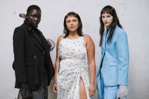 Backstage at Ganni Spring 2025 Ready-to-Wear Collection at Paris Fashion Week