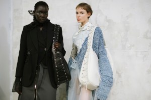 Backstage at Ganni Spring 2025 Ready-to-Wear Collection at Paris Fashion Week