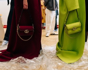 Backstage at Gucci Spring 2025 Ready-To-Wear Collection