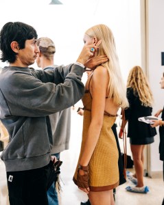 Backstage at Gucci Spring 2025 Ready-To-Wear Collection