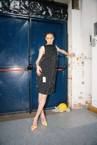 Backstage at Moschino Spring 2025 Ready-To-Wear Collection at Milan Fashion Week