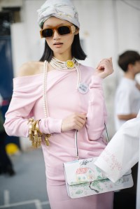 Backstage at Moschino Spring 2025 Ready-To-Wear Collection at Milan Fashion Week