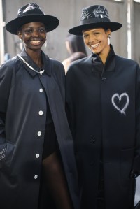 Backstage at Moschino Spring 2025 Ready-To-Wear Collection at Milan Fashion Week