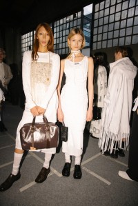 Backstage at Moschino Spring 2025 Ready-To-Wear Collection at Milan Fashion Week