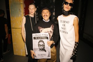 Backstage at Moschino Spring 2025 Ready-To-Wear Collection at Milan Fashion Week
