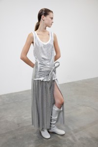 Backstage at Rabanne Spring 2025 Collection at Paris Fashion Week