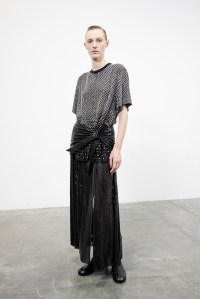 Backstage at Rabanne Spring 2025 Collection at Paris Fashion Week