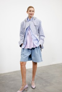 Backstage at Rabanne Spring 2025 Collection at Paris Fashion Week