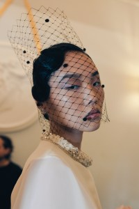 Backstage at Richard Quinn Spring 2025 Ready-To-Wear Collection at London Fashion Week