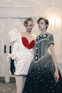 Backstage at Richard Quinn Spring 2025 Ready-To-Wear Collection at London Fashion Week
