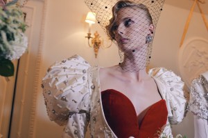 Backstage at Richard Quinn Spring 2025 Ready-To-Wear Collection at London Fashion Week
