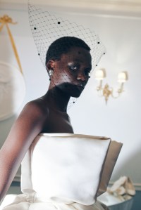 Backstage at Richard Quinn Spring 2025 Ready-To-Wear Collection at London Fashion Week