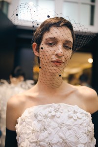 Backstage at Richard Quinn Spring 2025 Ready-To-Wear Collection at London Fashion Week