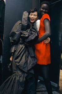 Backstage at Richard Quinn Spring 2025 Ready-To-Wear Collection at London Fashion Week