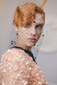 Backstage at Richard Quinn Spring 2025 Ready-To-Wear Collection at London Fashion Week