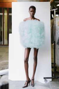 Backstage at Stella McCartney Spring 2025 Ready-to-Wear Collection at Paris Fashion Week