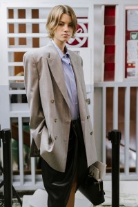 Backstage at Stella McCartney Spring 2025 Ready-to-Wear Collection at Paris Fashion Week