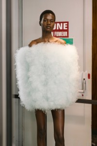 Backstage at Stella McCartney Spring 2025 Ready-to-Wear Collection at Paris Fashion Week